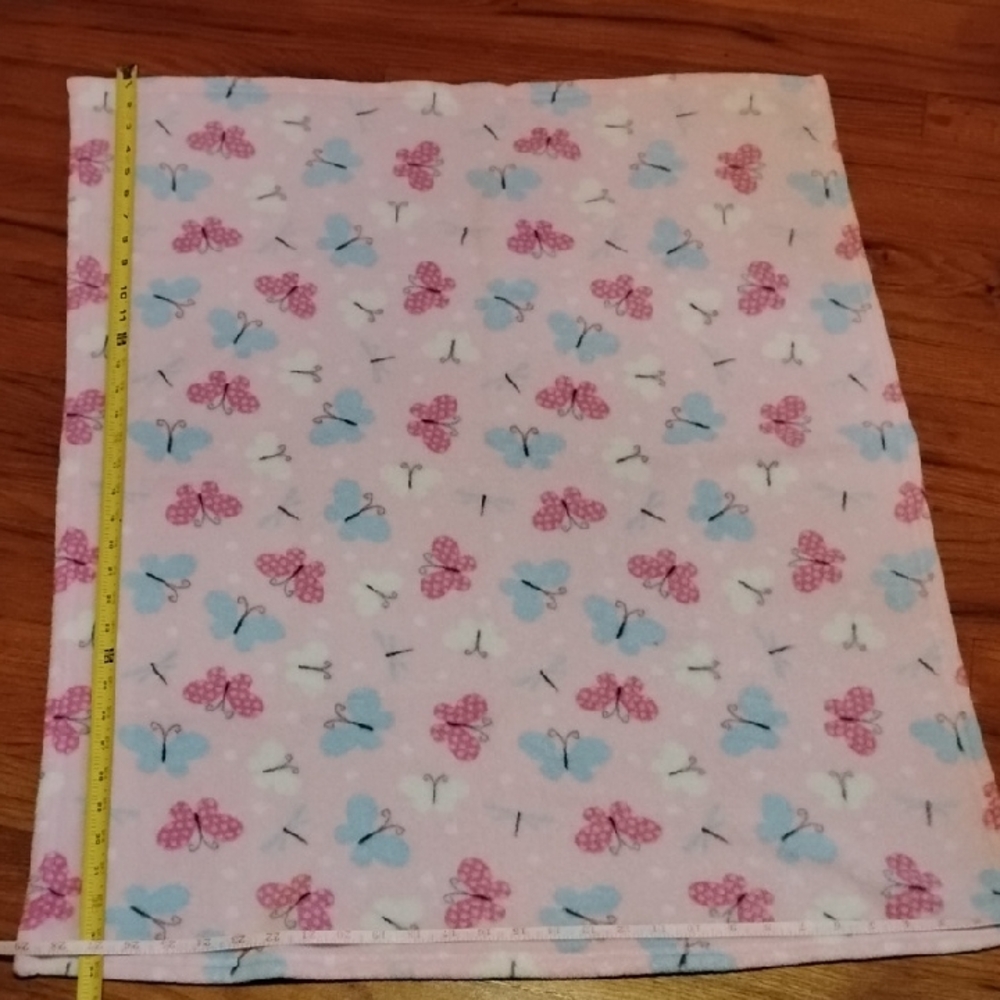 Cloud Island Butterfly Blanket in Pink and Blue